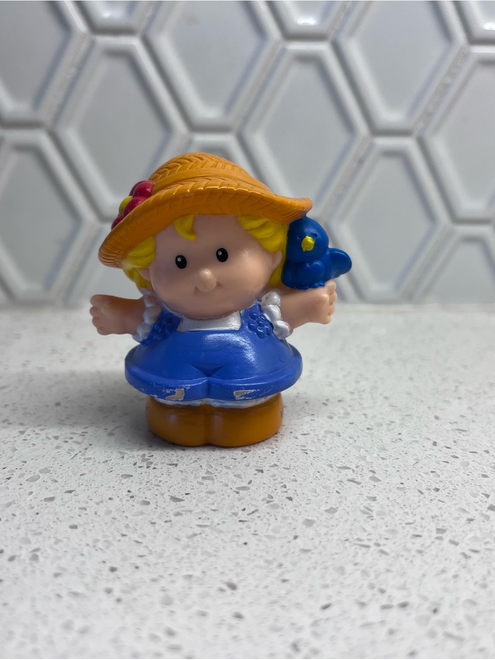 3/$15 - Fisher-Price Little People Blue Bird Sarah Lynn 2001 Farm